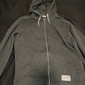 quicksilver hoodie dark grey